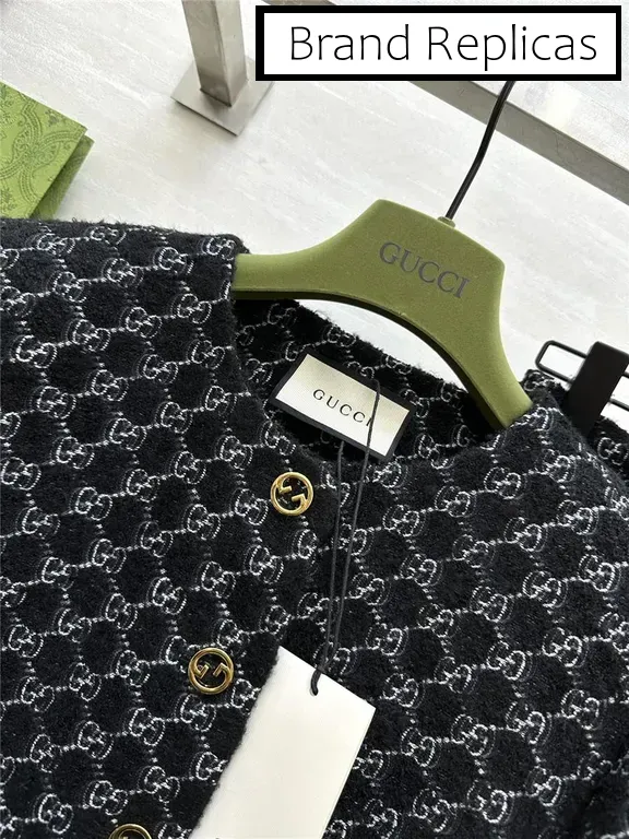 Gucci woven tweed suit